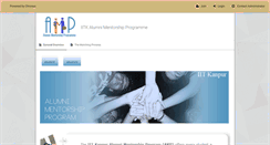 Desktop Screenshot of iitkmentor.chronus.com